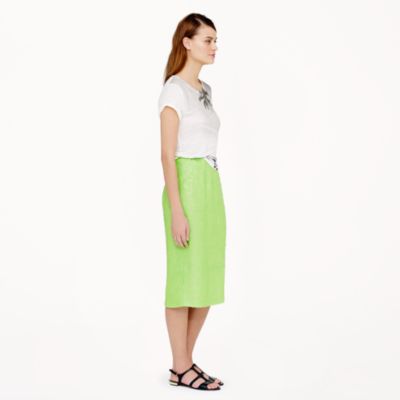 Collection No. 2 pencil skirt in sequins