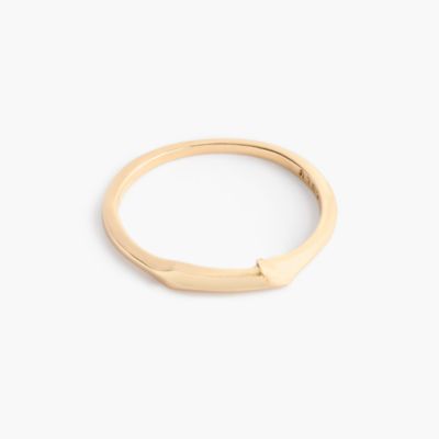 Lulu Frost 14k gold code ring
