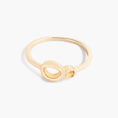 Lulu Frost 14k gold code ring