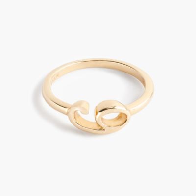 Lulu Frost 14k gold code ring