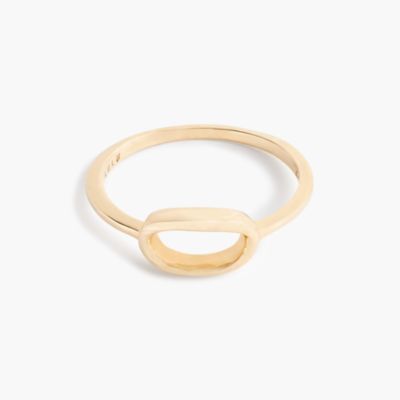 Lulu Frost 14k gold code ring