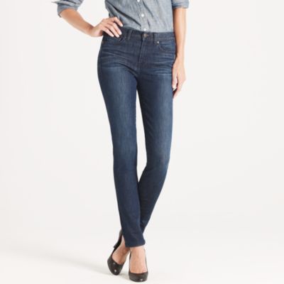 New high-waisted skinny jean in night owl wash