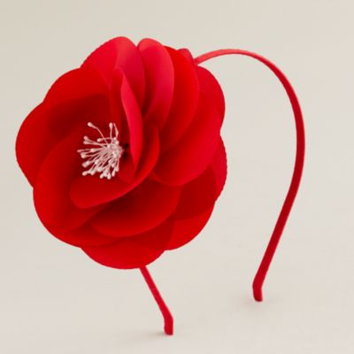 Girls' begonia flower headband