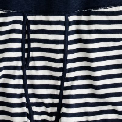 Baron-stripe knit boxer briefs