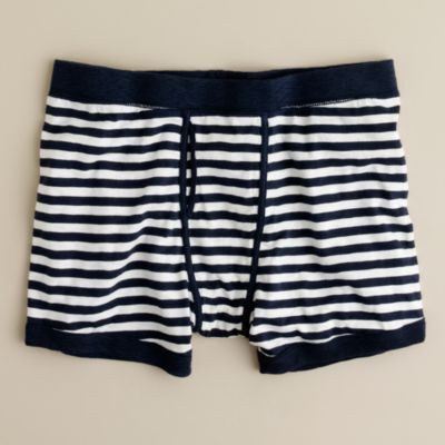 Baron-stripe knit boxer briefs