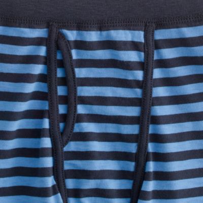 Baron-stripe knit boxer briefs