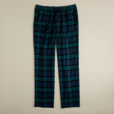 Flannel lounge pant in Black Watch tartan