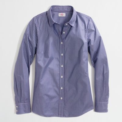 Factory novelty classic button-down shirt