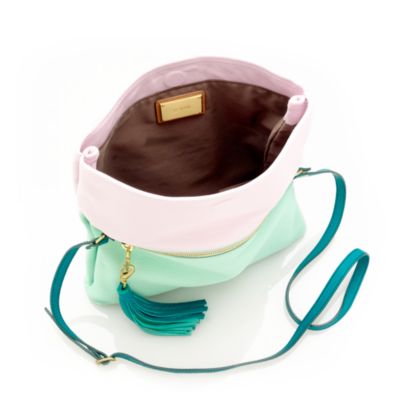 Colorblock convertible clutch