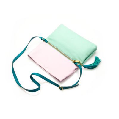Colorblock convertible clutch