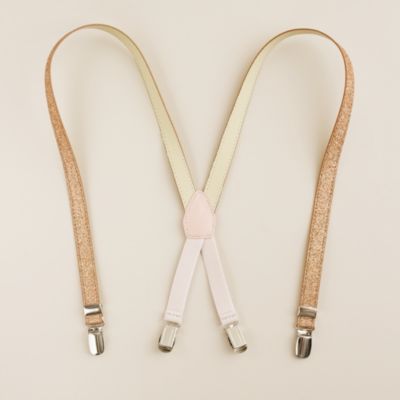 Girls' glitter suspenders
