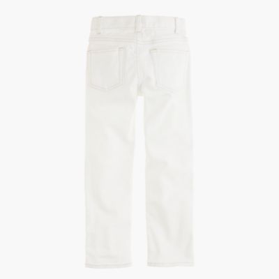 Boys' slim jean in white wash