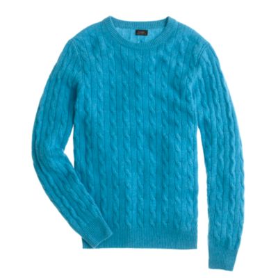 Cashmere cable sweater