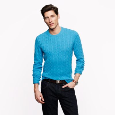 Cashmere cable sweater