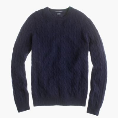 Cashmere cable sweater