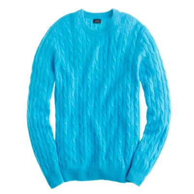 Cashmere cable sweater