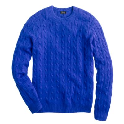Cashmere cable sweater