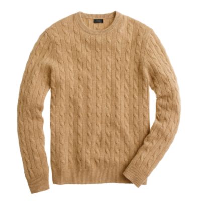 Cashmere cable sweater