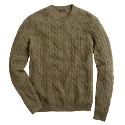 Cashmere cable sweater