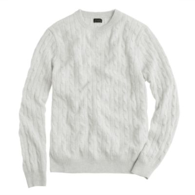 Cashmere cable sweater