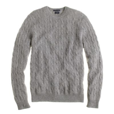 Cashmere cable sweater