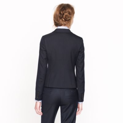Aubrey jacket in pinstripe Super 120s