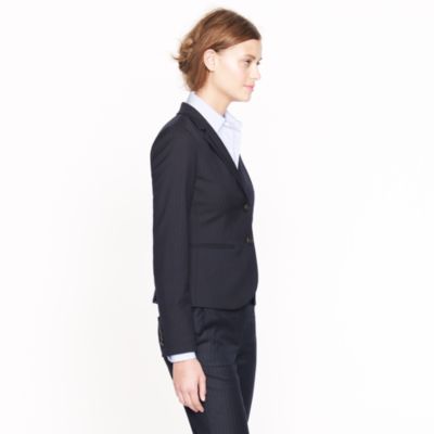 Aubrey jacket in pinstripe Super 120s