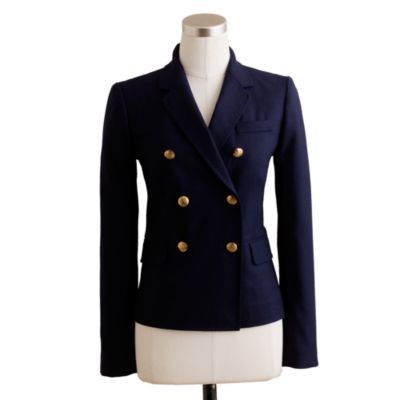 Double-breasted schoolboy blazer