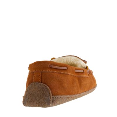 Fleece-lined lodge moccasins