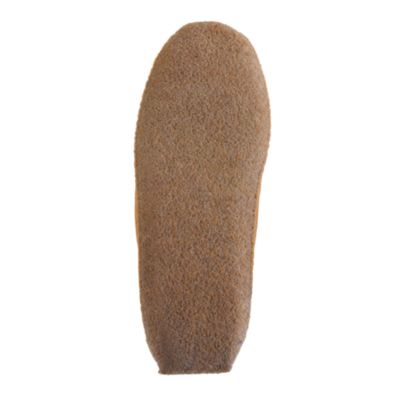 Fleece-lined lodge moccasins