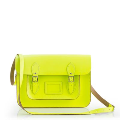 The Cambridge Satchel Company&reg; fluorescent satchel