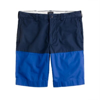 9" Stanton short in blue colorblock