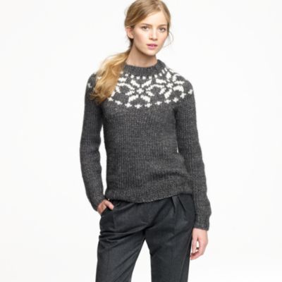 Handknit Nordic sweater