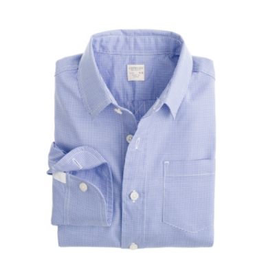 Boys' point-collar dress shirt
