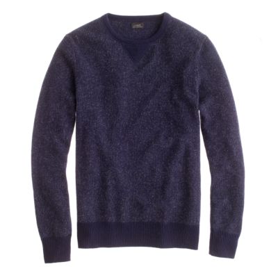 Cashmere two-tone sweatshirt