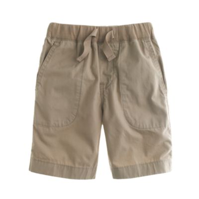 Boys' pull-on lightweight chino short
