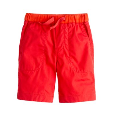 Boys' pull-on lightweight chino short