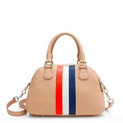Biennial medium satchel in stripe