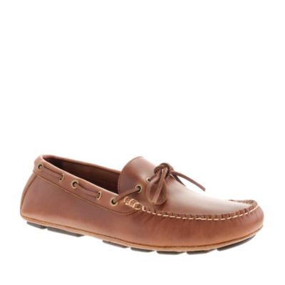 Thompson lace-front driving moccasins