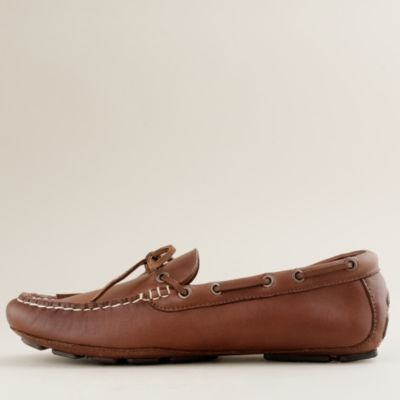 Thompson lace-front driving moccasins