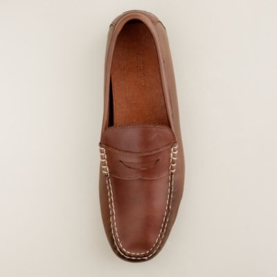 Thompson driving penny loafers