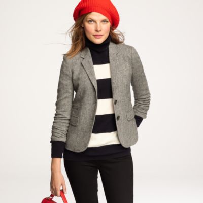 Schoolboy blazer in classic Donegal tweed