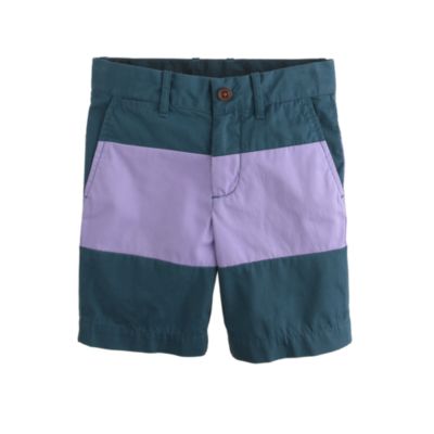 Boys' Stanton short in colorblock lightweight chino