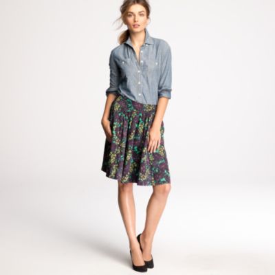 Elsie skirt in nightfall floral