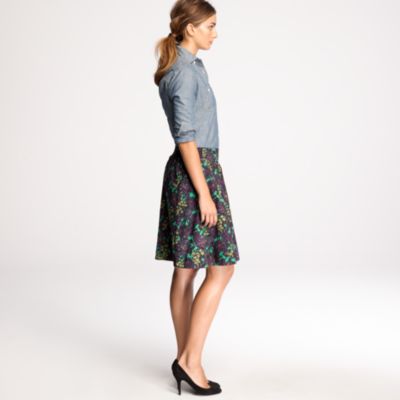 Elsie skirt in nightfall floral
