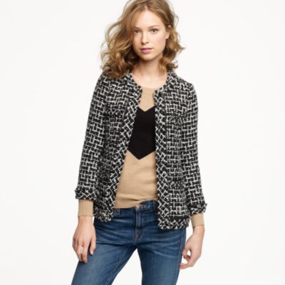 Cherie jacket in shimmer tweed