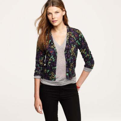 Jenna's cardigan in nightfall floral