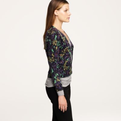 Jenna's cardigan in nightfall floral