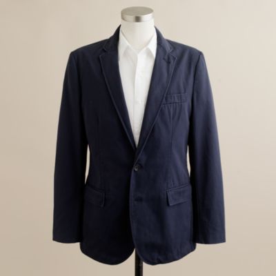 Unconstructed Ludlow sportcoat in cotton twill