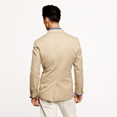 Tall Unconstructed Ludlow sportcoat in cotton twill